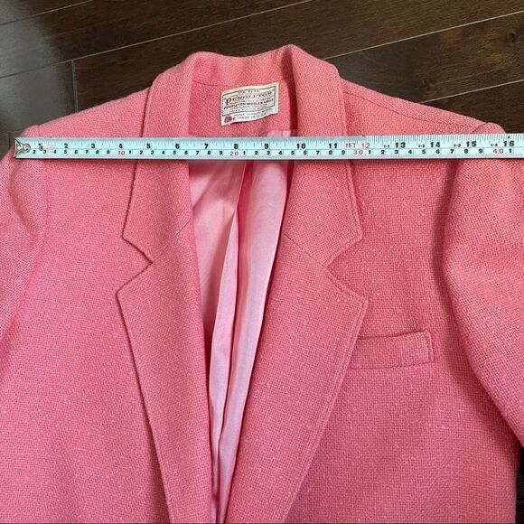 Vintage Pendleton pink wool blazer - Picture 9 of 15